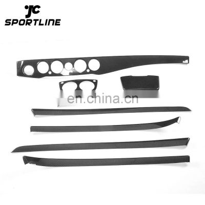 Real Carbon Fiber Auto Car Interior Decoration Trims for Mercedes W222 S Class 2015up 9pcs/set