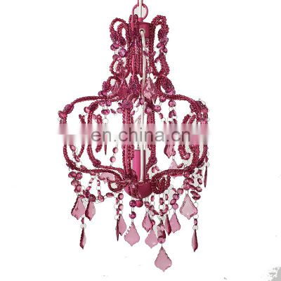 Modern Indoor Suspended Lampara Metal Acrylic Or Crystal Chandelier Pendant Light For Home