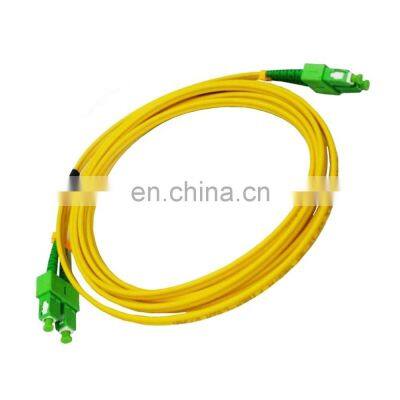 SC APC Duplex Single mode G652D Fiber Optic Patch cord cordon de raccordement en fibre Fiber Jumper sc apc patch cord