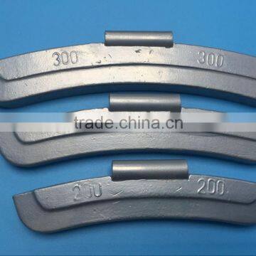 Pb /lead clip-on wheel balance weight for heavy truck rims