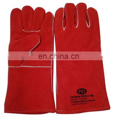 High Quality CE Approved Cow Leather Safety Industrial Oven Cut Resistant Welding Gloves