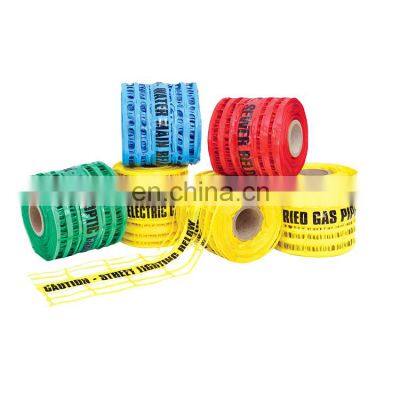 Chinese Factory Marking Printed Custom Red And White Color 70mm X 200m Barrier Warning Tape For 100% Safety