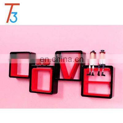 Cheap Wooden Natural Unfinished Wall Mounted Display Shelf Wholesale photo-4