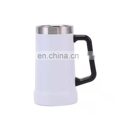 Wholesale 304 Stainless Steel Double Wall Elegant Beer Stanley Cup Mug Drinking Cups With Custom Logo Printed Support Laser