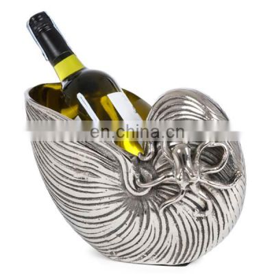 metal shell shape wine bucket