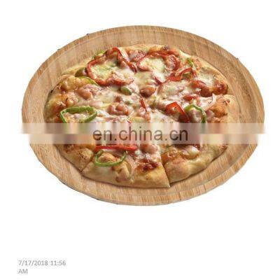 Eco-Friendly Round Design Wooden Dish Plate photo-5
