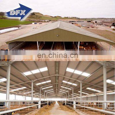 Stable Horse Shed Barn Steel Structure Cowshed Prefabricated Dairy Cow Cattle Farm Shed Barns House Building