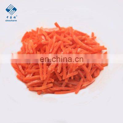 Crop Top Grade Crincle cut straight cut IQF Frozen Carrot Slices for sale