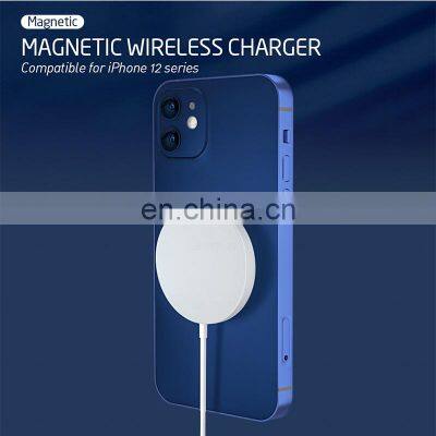 15W Fast Charging qi magnetic wireless charger magnet for iphone 12