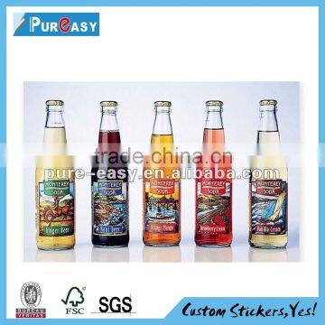 Plastic Portable Bottled Water sticker,Private label and logo Labels