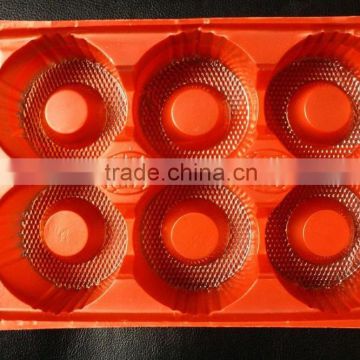 Red Silver Color Used For Chocolate Packing PVC Rigid Plastic Film