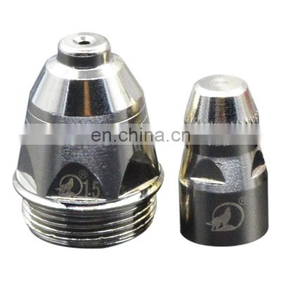 nozzles and Electrodes for black wolf toploong torch 65/85/105A Series Plasma Nozzle220671 Plasma cutting consumables shield