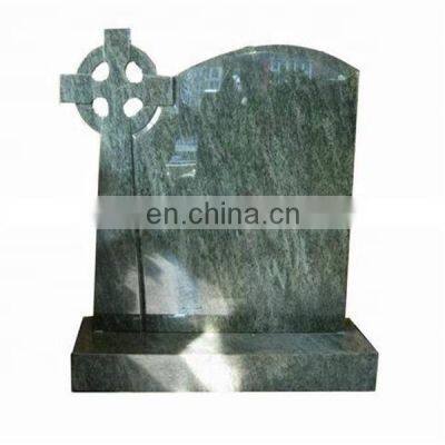 hot sale green granite headstone