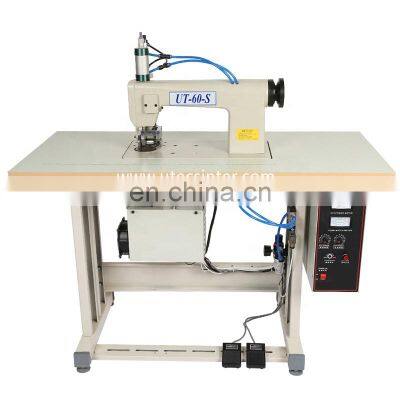 UT60S Disposable pp Woven Bag Ultrasonic Sewing Machine, Nonwoven Table Cloth Lace Bonding Cutting Equipment photo-2