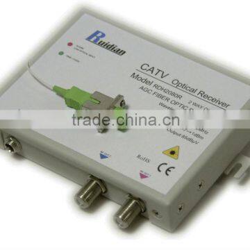 FTTH Fiber Optic CATV AGC Receiver build-in Filter/Optical Node receiver