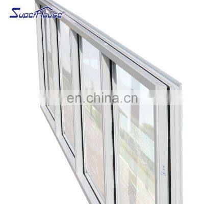 China large glass hurricane impact aluminum fixed windows for homes windows