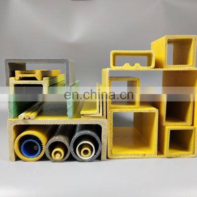 Guaranteed Quality Reasonable Price High Strength FRP Extruded Round Tube Square Tube FRP Pultruded Profile photo-5
