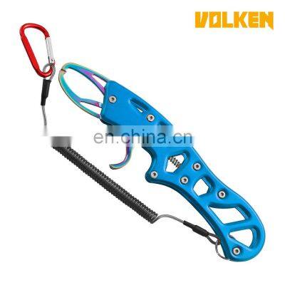 Outdoor Activities Large Fish Catcher Clamp Stainless Steel Fish Control Tool With a Drop Line Portable Fishing Tool photo-2
