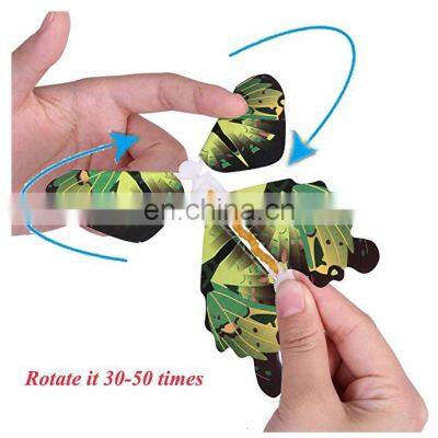 Волшебная бабочка, летающая в книге. Игрушка - бабочка, работающая от резиновой тяги. Прекрасный сюрприз для свадебных и детских подарков photo-3