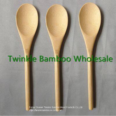 FDA Bamboo Cooking Utensil Wholesale Small Bambu Cooking Spatula Spoon Set From China