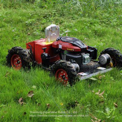 track mower, China industrial remote control lawn mower price, remote control mower for sale