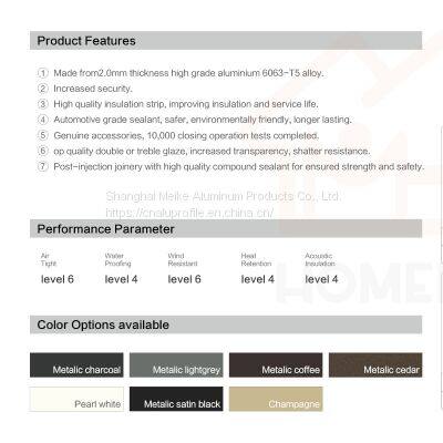 HMK-FD New Style Sound Insulated Patio Sliding Bi Folding Thermal Break Aluminum Glass Folding Doors Interior photo-3