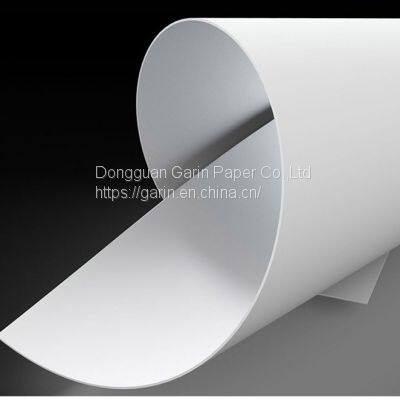 250gsm 300gsm 350gsm coated duplex board paper white C2s