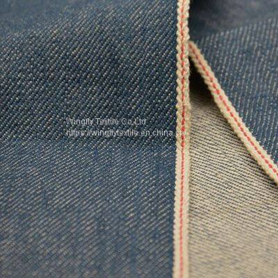 12oz Japanese Selvedge Denim Fabric Mens 100%Cotton Salvage Good Stretch Denim Fabric W284622