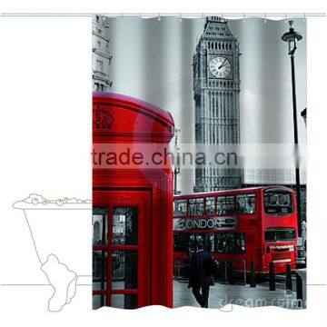 Folding Thick Extra Long Shower Curtains photo-4
