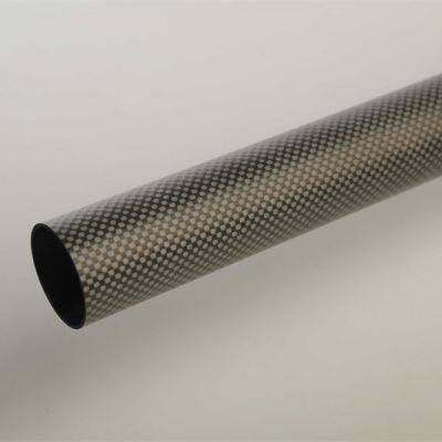 Round Carbon Fiber Tube Customized Length Wall Thickness Multi-functional Pole