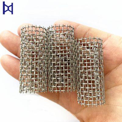 1 10 20 50 100 150 200 300 500 Micron 304 Stainless Steel Woven Wire Mesh Screen Cylinder Filter Tube photo-2