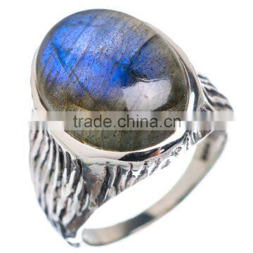 LABRADORITE 925 STERLING SILVER RING ,925 STERLING SILVER JEWELRY WHOLE SALE,JEWELRY EXPORTER