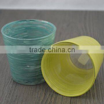 handmade candle holder glass candle jars containers
