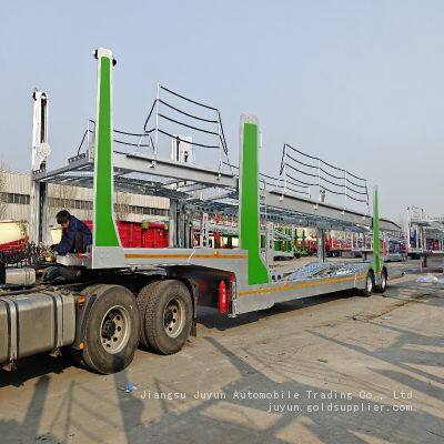 Export to Russia semi-trailer passenger car transport semi-trailer Galvanized semi-trailer