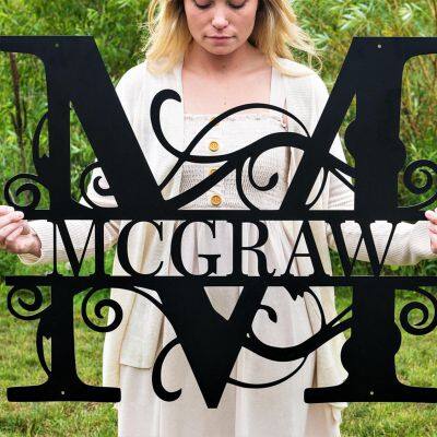 Custom Name Metal Signs Sign Metal Wall Art Decor Metal Wall Art Sign Outdoor Metal Sign