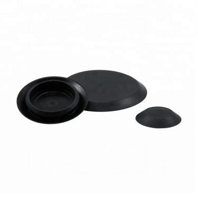 Snap-in Auto Body Black Plastic Hole Plug Button Flush Mount Sheet Metal Plug SMF