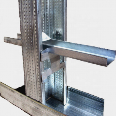 High-quality galvanized steel stud and track system for durable and easy-to-install drywall partitions