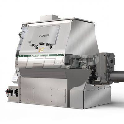 SDHJ Stainless steel single shaft paddle mixer for free flowing dry solid materials
