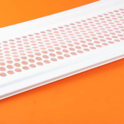 Vinyl Gutter White Brown Plastic Gutter Guard for Rain Roof photo-3