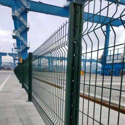 358 Black Metal Wire Mesh Dense Border Security Airport Anti-Climb Fence, Plastic Impregnated, Factory Direct Sales
