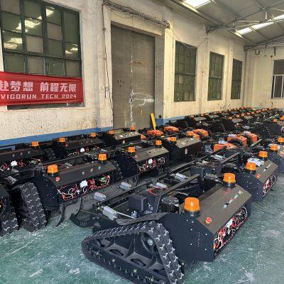 Industrial Tracked CE EPA Euro5 Single Cylinder Gasoline Engine Robot Customization Color Remote Control Lawn Mower for Slopes photo-4