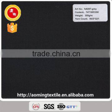 Fz8297 Series Cheap Poly Viscose Wool Twill Suit Fabric in Stock in Satin Back Serge photo-4