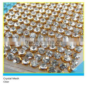 Rhinestone Silver Roll Ss6 2mm AB Crystal 32x120cm Aluminum Base Without Glue photo-3