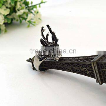 Fashion Jewelry Rings for Woman and Men Animal Shape Biker Men's Ring photo-5