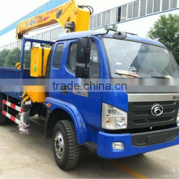 2015 hot sale low price howo euro2 3.2 Ton mini Truck Mounted Crane for sale made in china