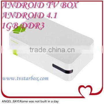 android tv box Rockchips RK3066 1.6GHz ARM Cortex Dual-core A9+ 1080P media+3D GPU wifi android tv box