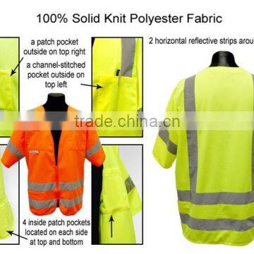 Short Sleeve hi Vis Reflective Vest