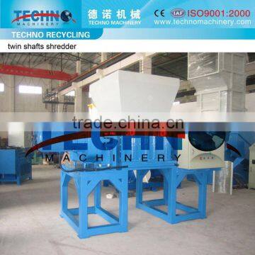 Waste pp pe abs pvc Plastic Twin Shafts Shredder