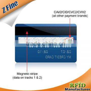 PVC Cards with magnetic and Signature panel