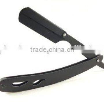 Black Matted Barber Straight Razor